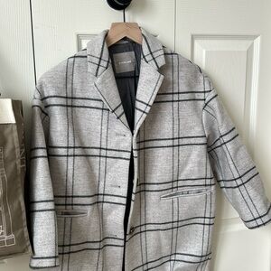 Everlane Wool Coat in Plaid